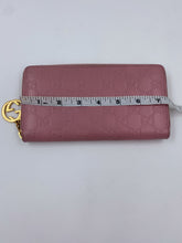 Load image into Gallery viewer, Gucci Pink Guccissima Zip Around Wallet