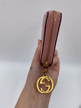 Load image into Gallery viewer, Gucci Pink Guccissima Zip Around Wallet