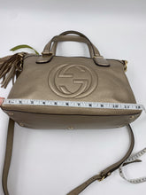 Load image into Gallery viewer, Gucci Gold Metallic Soho Working Tote