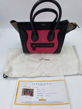 Load image into Gallery viewer, Celine Micro Luggage Tri-Color Python