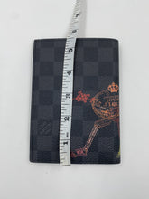 Load image into Gallery viewer, Louis Vuitton Damier Graphite Stamps Passport Holder
