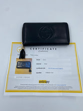 Load image into Gallery viewer, Gucci GG Black Leather Wallet