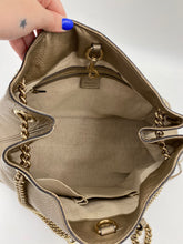 Load image into Gallery viewer, Gucci Metallic Gold Soho tote