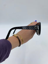 Load image into Gallery viewer, Gucci Black Frame Guccisima Sunglasses