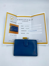 Load image into Gallery viewer, Louis Vuitton Epi Blue Toledo Wallet