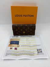 Load image into Gallery viewer, Louis Vuitton Sarah Monogram Canvas Wallet