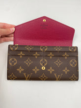 Load image into Gallery viewer, Louis Vuitton Sarah Monogram Canvas Wallet