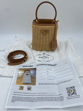 Load image into Gallery viewer, Prada Pamier mini wicker bag
