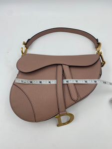 Dior mauve saddle bag