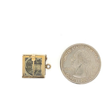 Load image into Gallery viewer, 12K YG Emergency Fund/Mad Money Charm with a 1963 $1
