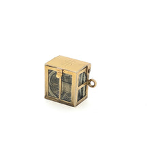 Load image into Gallery viewer, 12K YG Emergency Fund/Mad Money Charm with a 1963 $1
