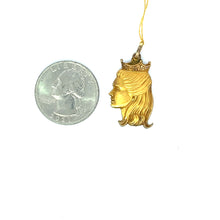 Load image into Gallery viewer, 14K Miss America Phyllis George Pendant
