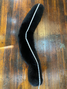 Black Fox Fur Stole