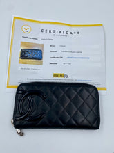 Load image into Gallery viewer, Black Chanel CC Lambskin Wallet
