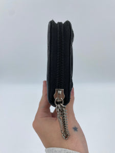 Black Chanel CC Lambskin Wallet