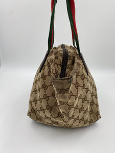 Gucci Sherry Canvas Handbag