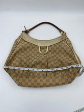 Load image into Gallery viewer, Gucci Canvas D Ring Abbey Hobo
