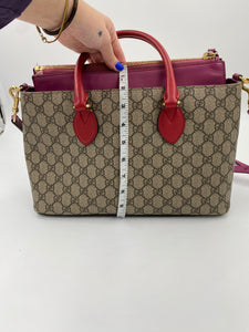 Gucci Linea Coated Canvas Tote