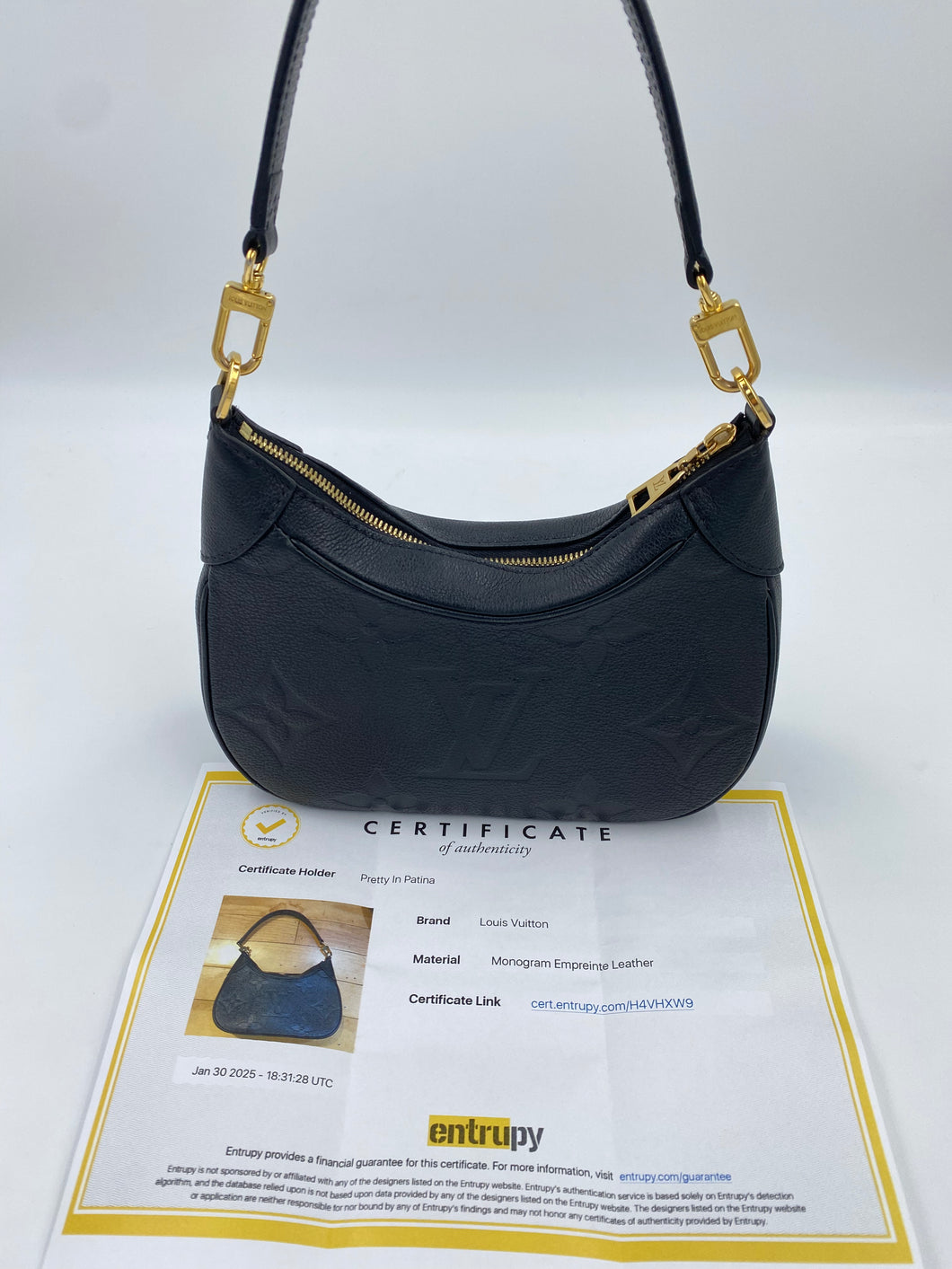 Louis Vuitton Black Empriente Bagatelle