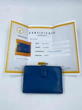 Load image into Gallery viewer, Louis Vuitton Epi Blue Toledo Wallet
