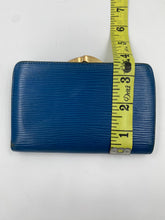 Load image into Gallery viewer, Louis Vuitton Epi Blue Toledo Wallet
